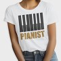 Piano Keys Gold, Tricou Femei