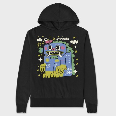 Colorful Creature 25, Hanorac Oversize Barbati (Unisex)