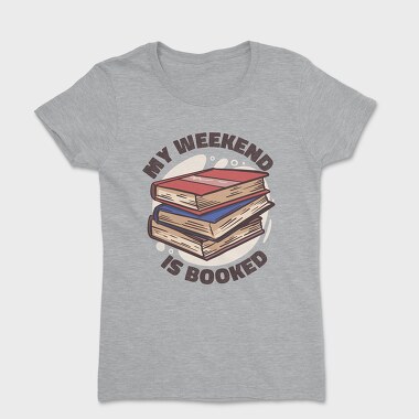 Tricou Femei, Bookpile Weekend