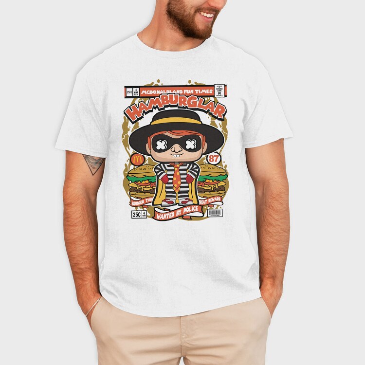 Hamburglar, Tricou Barbati (Unisex)