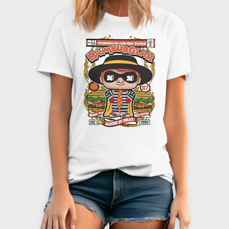 Hamburglar, Tricou Barbati (Unisex)