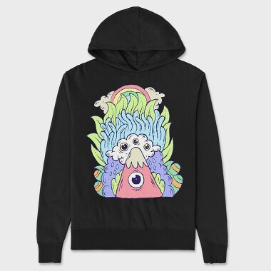 Colorful Creature 3, Hanorac Oversize Barbati (Unisex)