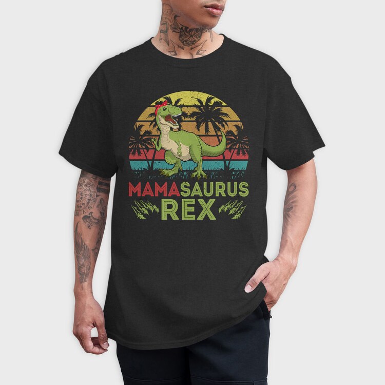 Mamasaurus Rex, Tricou Barbati (Unisex)