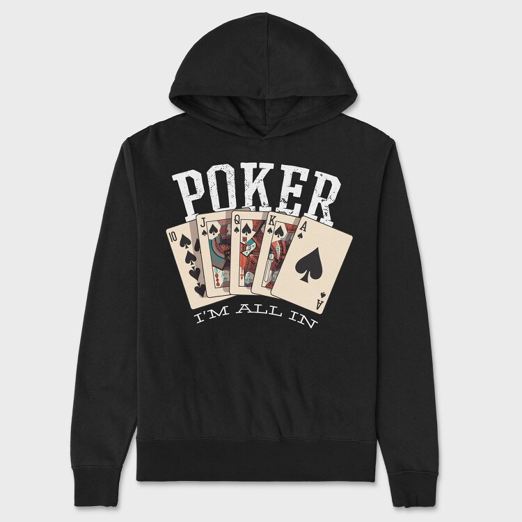 Hanorac Barbati (Unisex), Poker