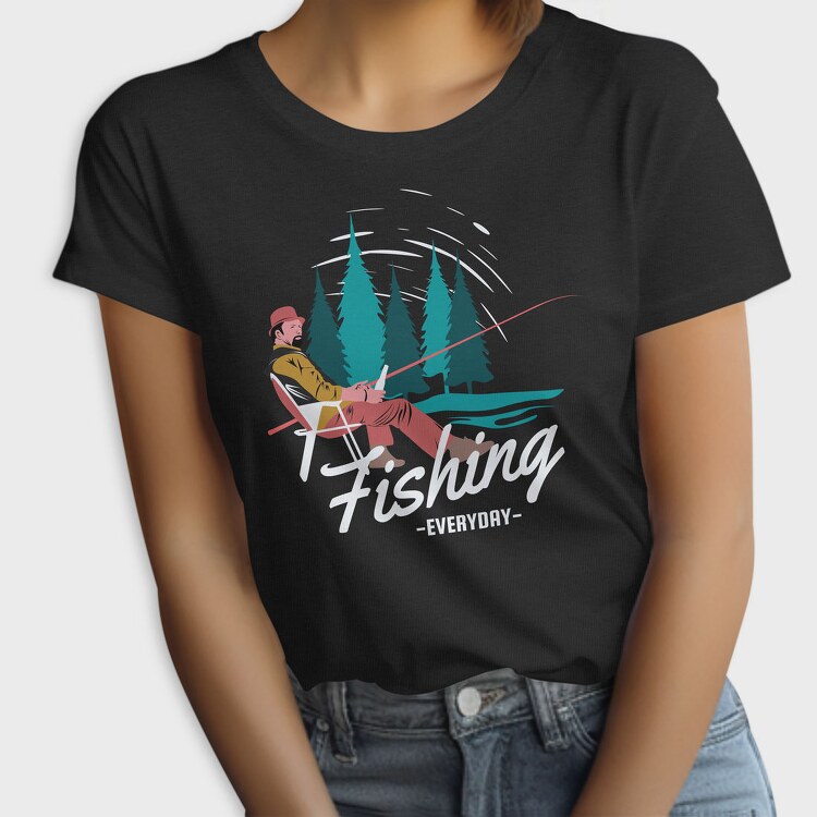 Fishing Forest Retreat, Tricou Femei