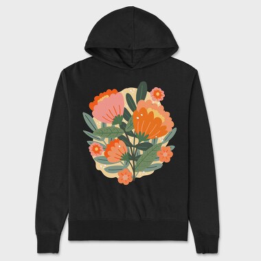 Bouquet of Flowers, Hanorac Oversize Barbati (Unisex)