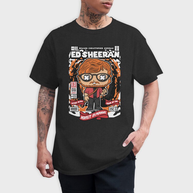 Ed Sheeran, Tricou Barbati (Unisex)