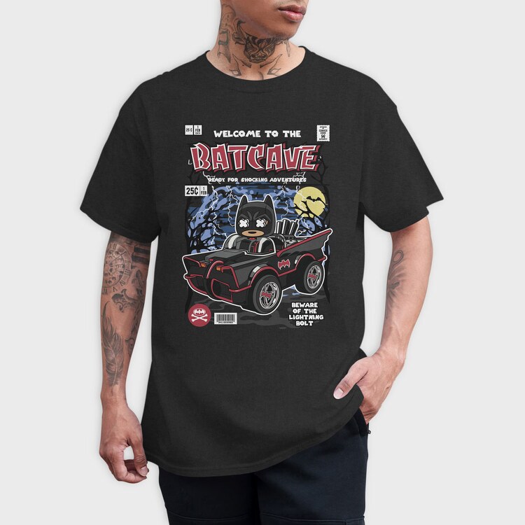 Bat Mobile, Tricou Barbati (Unisex)