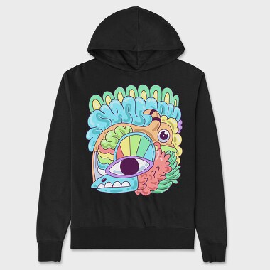 Colorful Creature 39, Hanorac Oversize Barbati (Unisex)