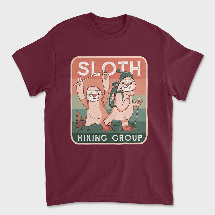 Sloth Hiking Group, Tricou Barbati (Unisex)