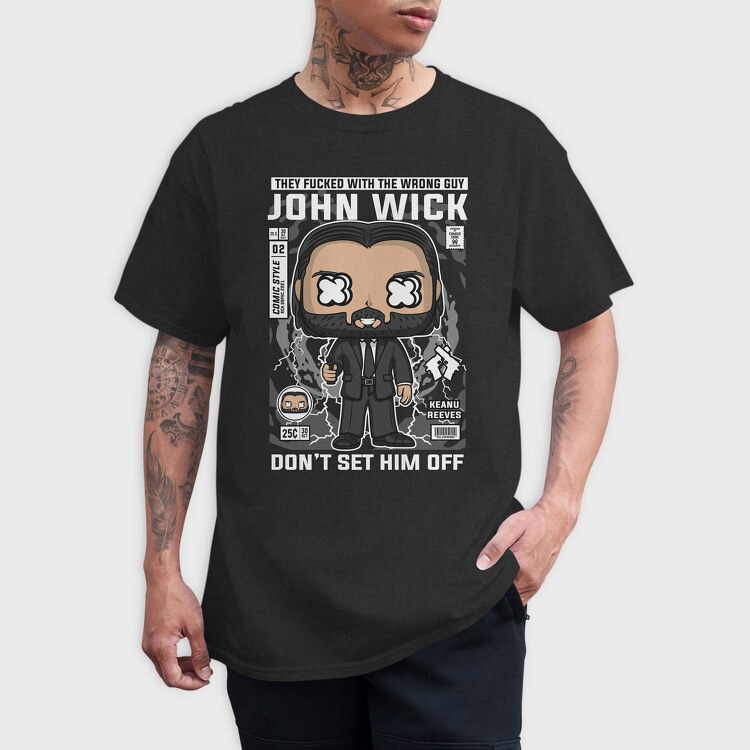 John Wick, Tricou Barbati (Unisex)