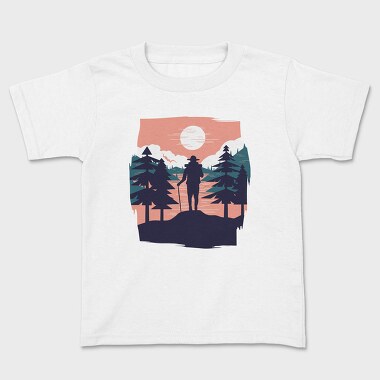 Tricou Copii, Hiking Sunset