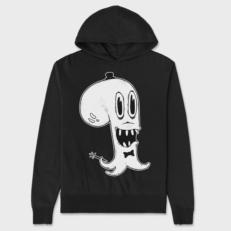 Octopus Magician, Hanorac Oversize Barbati (Unisex)