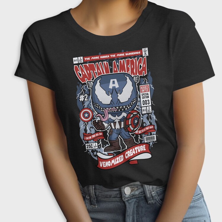 Venom Captain America, Tricou Femei