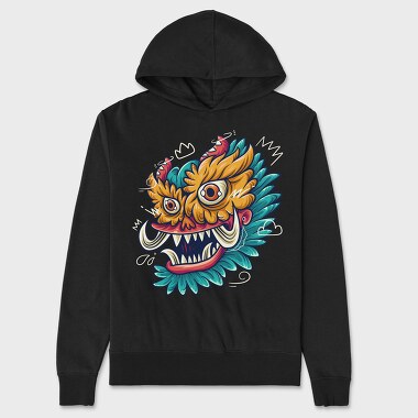 Colorful Creature 44, Hanorac Oversize Barbati (Unisex)