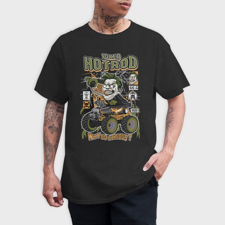 Joker Hotrod, Tricou Barbati (Unisex)