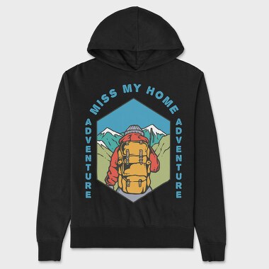 Backpacker, Hanorac Oversize Barbati (Unisex)