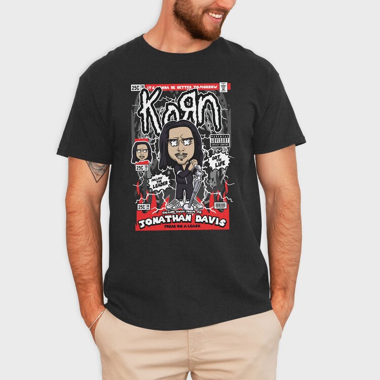 Jonathan Davis KoRn, Tricou Barbati (Unisex)