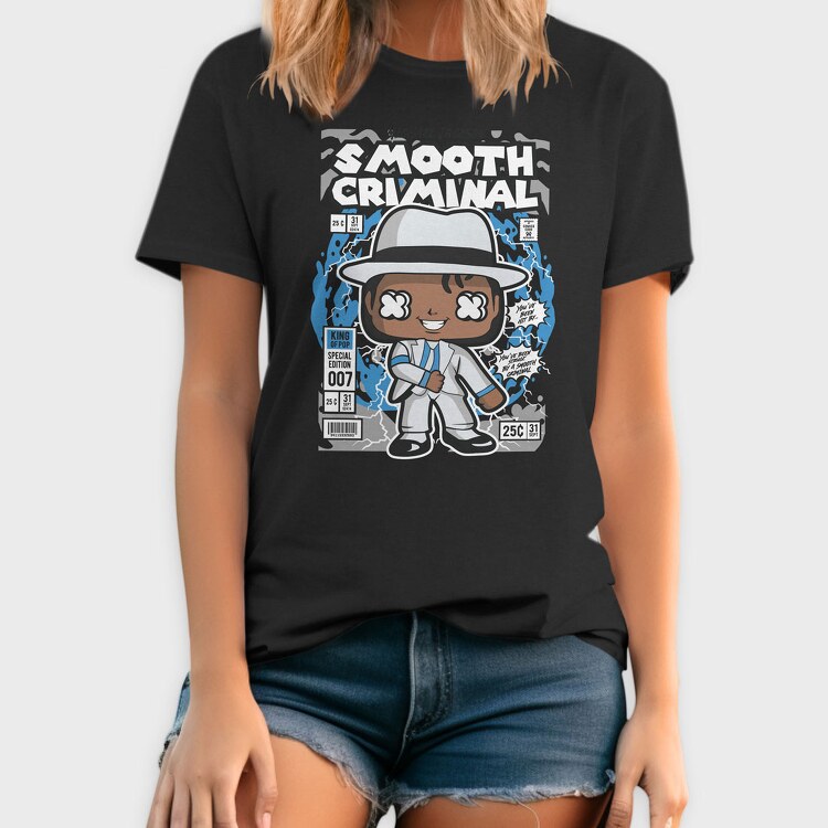Michael Jackson Smooth Criminal, Tricou Barbati (Unisex)