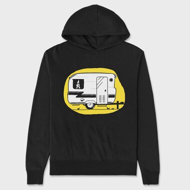 Happy Camper 2, Hanorac Oversize Barbati (Unisex)