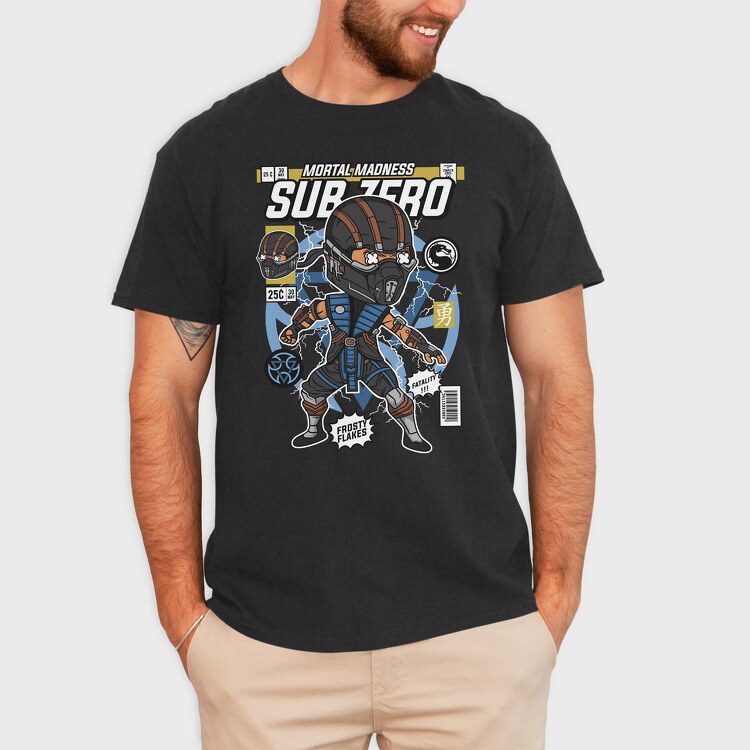 Sub Zero, Tricou Barbati (Unisex)