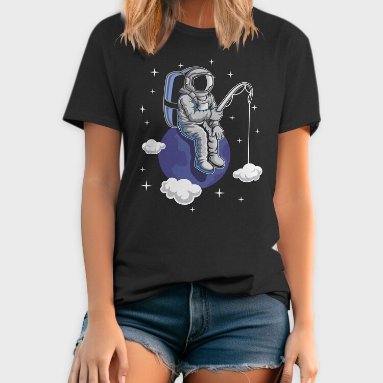 Astronaut Cloud Catcher, Tricou Barbati (Unisex)