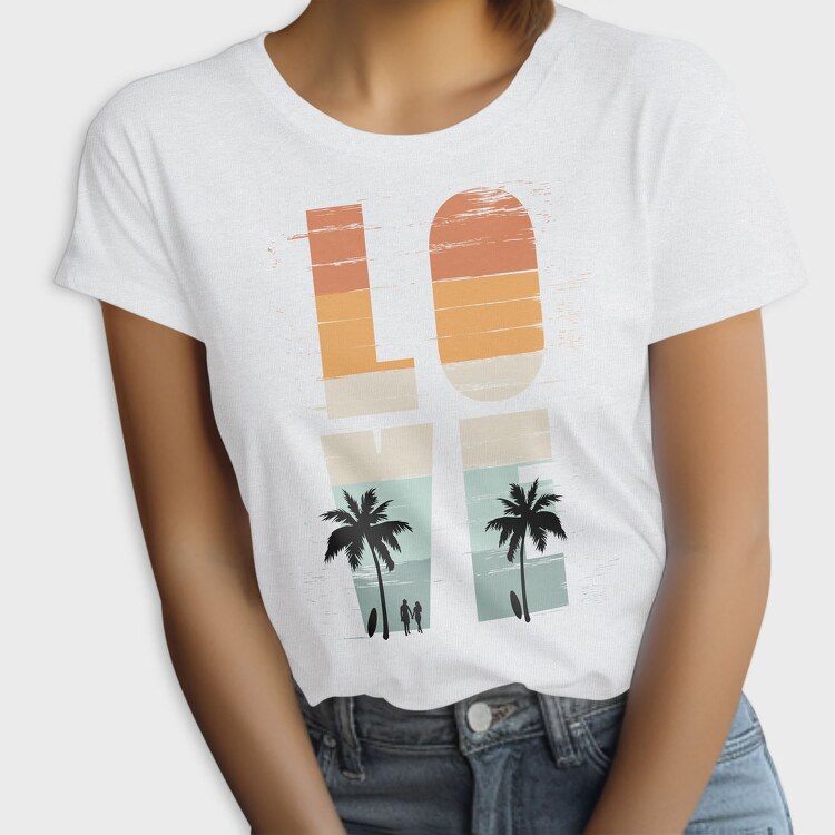 Love Palm Surfers, Tricou Femei
