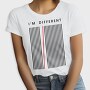 Im Different Red Line, Tricou Femei