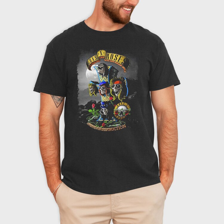 Guns N Roses 6, Tricou Barbati (Unisex)