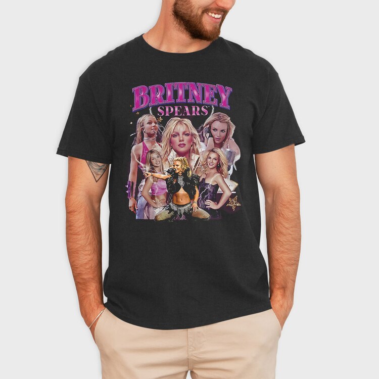 Britney Spears 2, Tricou Barbati (Unisex)