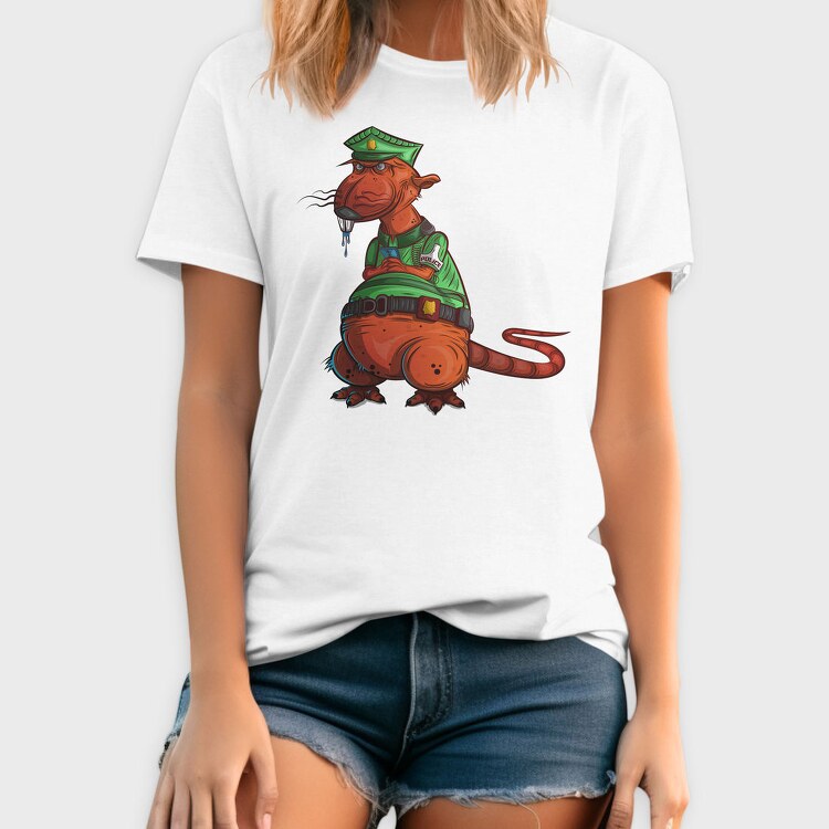 Police Pug Patrol, Tricou Barbati (Unisex)