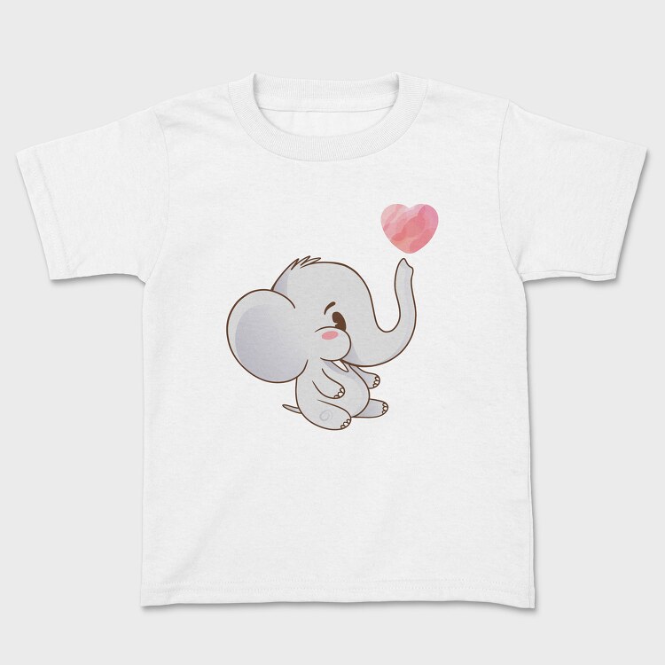 Cute Elephant, Tricou Copii