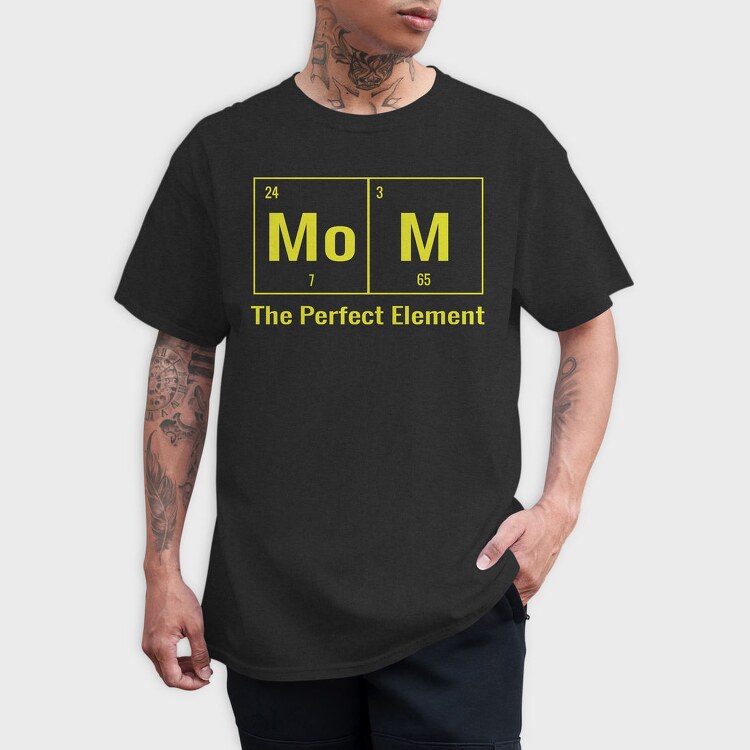 Mo Mom Element, Tricou Barbati (Unisex)