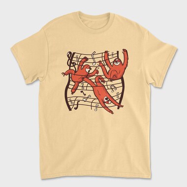 Tricou Barbati (Unisex), Sheetmusic Sloths