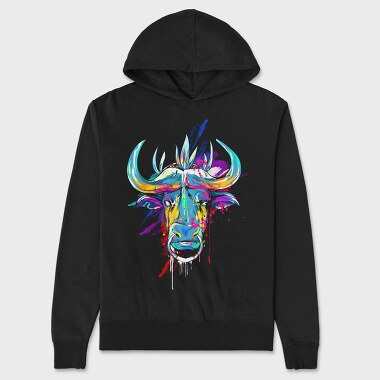 Colorful Ox, Hanorac Oversize Barbati (Unisex)