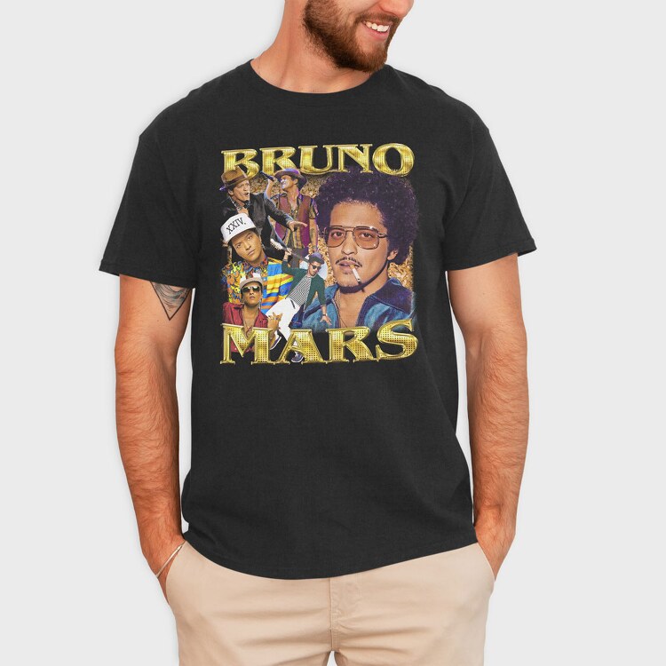 Bruno Mars, Tricou Barbati (Unisex)
