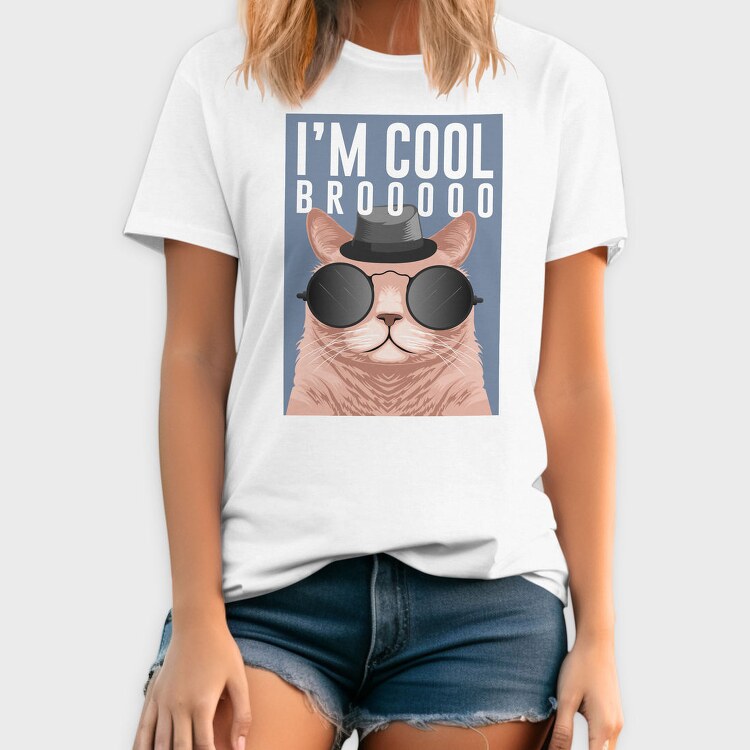 Cool Cat Bro, Tricou Barbati (Unisex)