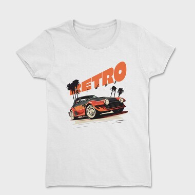 Retro Rides Convertible Palms, Tricou Femei