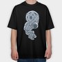 Moonstruck Astronaut, Tricou Oversize Barbati (Unisex)