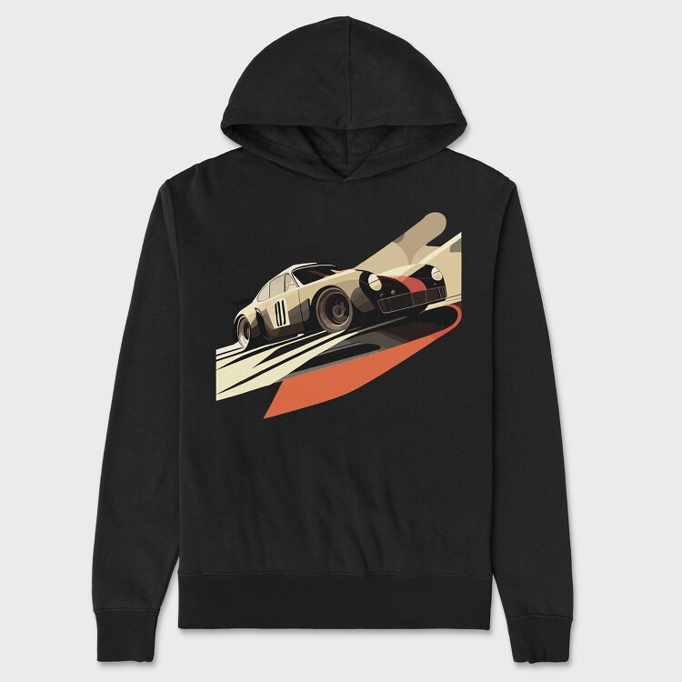 Classic Sports Car Bauhaus, Hanorac Oversize Barbati (Unisex)
