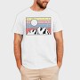 Retro Mountain Sunset, Tricou Barbati (Unisex)