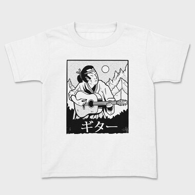 Tricou Copii, Samurai PlayGuitar