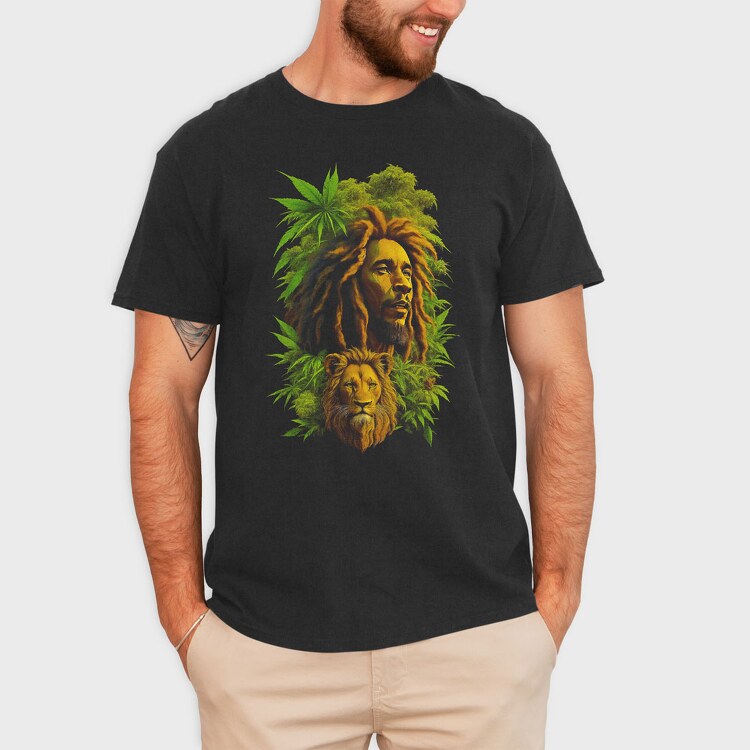 Bob Marley 3, Tricou Barbati (Unisex)