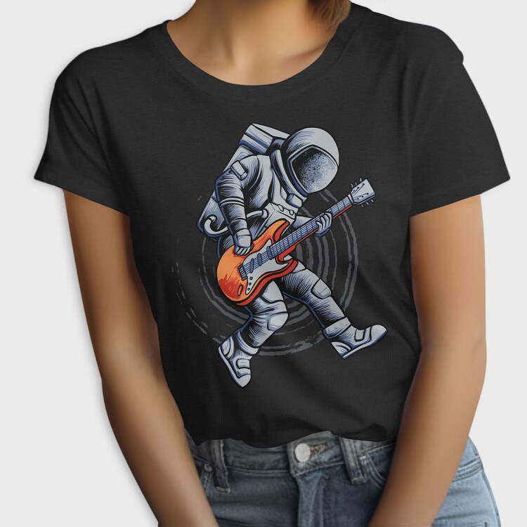 Space Guitar Astronaut, Tricou Femei