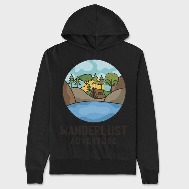 Wanderlust Adventure, Hanorac Oversize Barbati (Unisex)