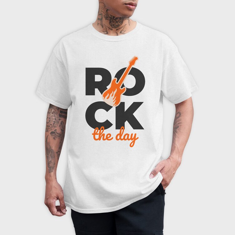 Rock the Day, Tricou Barbati (Unisex)