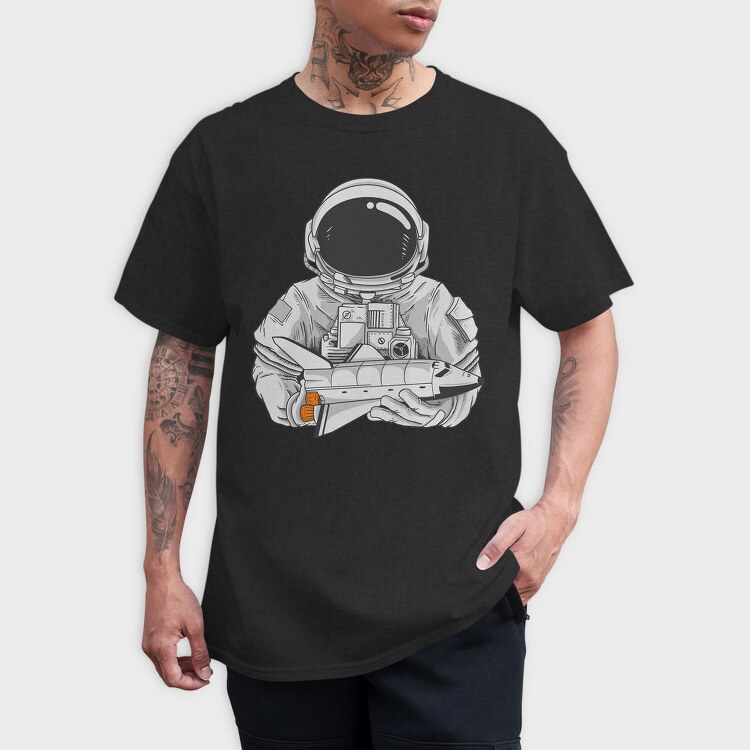 Space Mission Rocket, Tricou Barbati (Unisex)