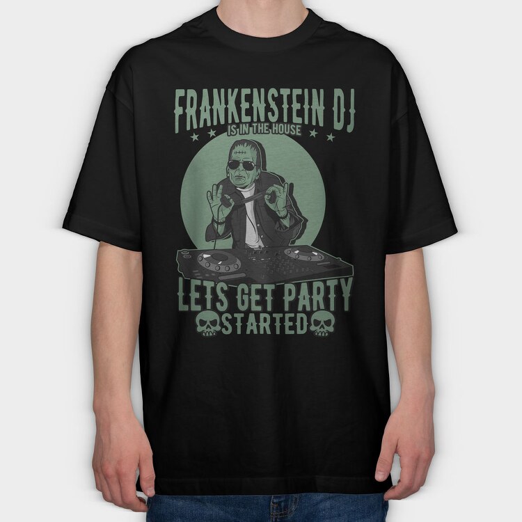 Frankenstein Party Mix, Tricou Oversize Barbati (Unisex)