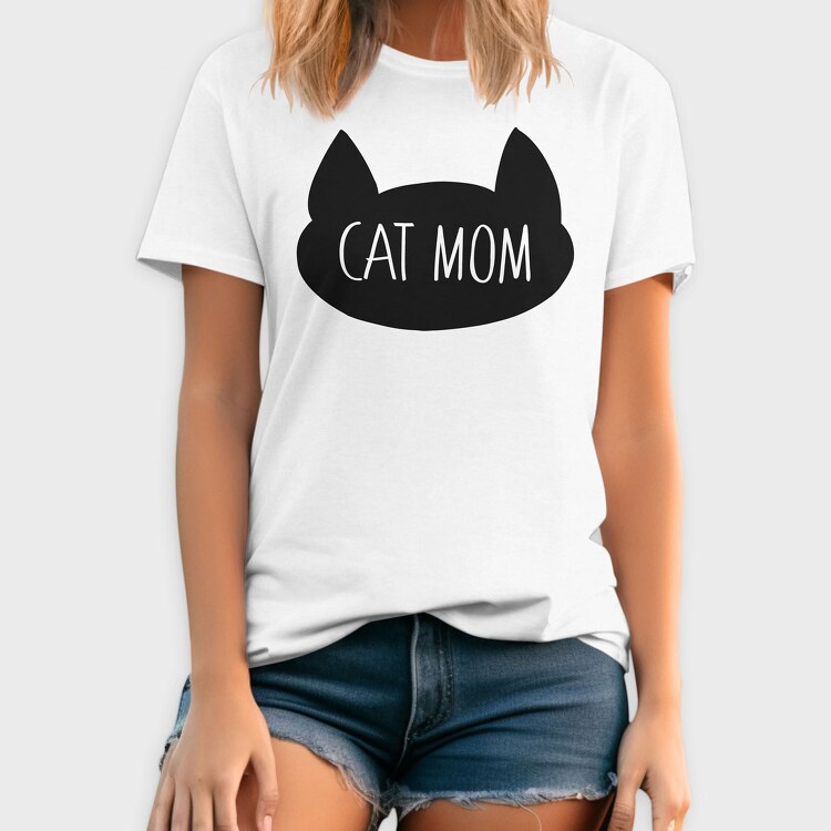 Cat Mom, Tricou Barbati (Unisex)