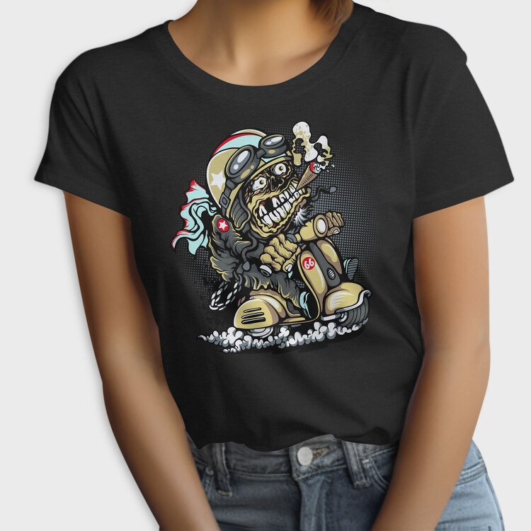 Motorcycle Skull 66, Tricou Femei